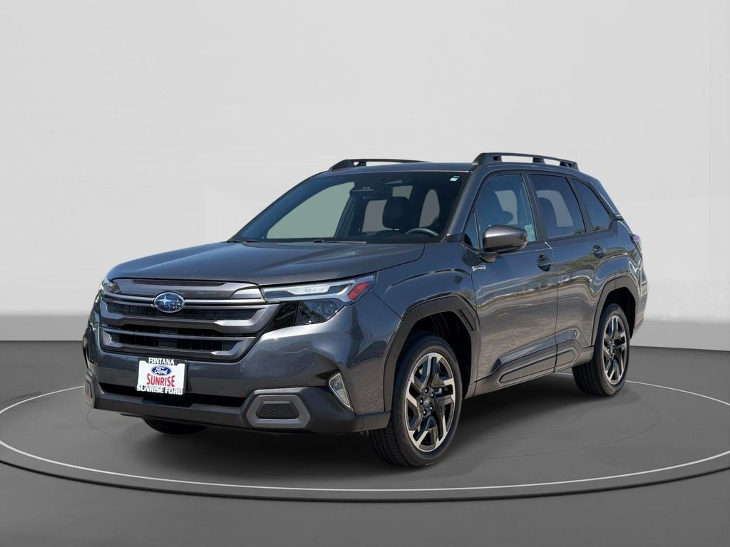 Magnetite Gray Metallic 2025 Subaru Forester Hybrid SUV / Crossover All-Wheel Drive Continuously Variable Transmission