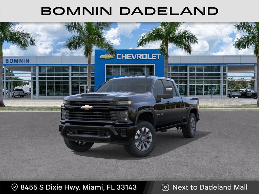 Black 2026 Chevrolet Silverado 2500HD Pickup Truck Four-Wheel Drive Automatic