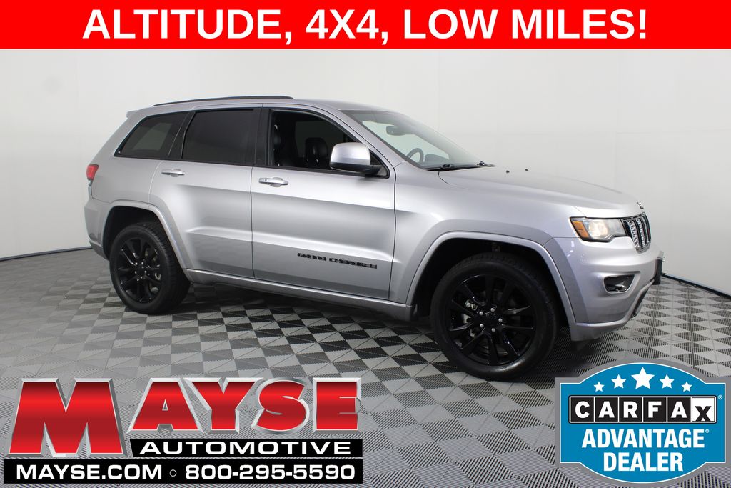 Billet Silver Metallic Clearcoat 2018 Jeep Grand Cherokee SUV / Crossover Four-Wheel Drive 8-Speed Automatic