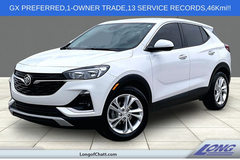 Summit White 2023 Buick Encore GX SUV / Crossover Front-Wheel Drive Continuously Variable Transmission