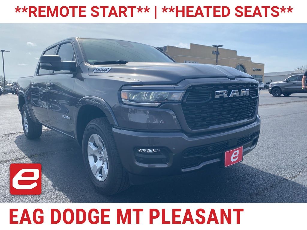 Gray (Granite Crystal Metallic Clearcoat) 2026 RAM 1500 Pickup Truck Four-Wheel Drive 8-Speed Automatic