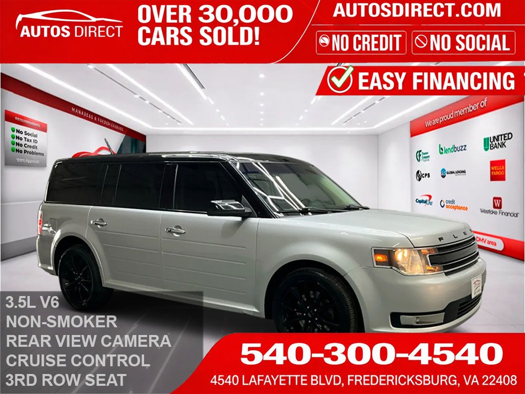 Ingot Silver 2018 Ford Flex SEL AWD SUV / Crossover All-Wheel Drive 6-Speed Automatic