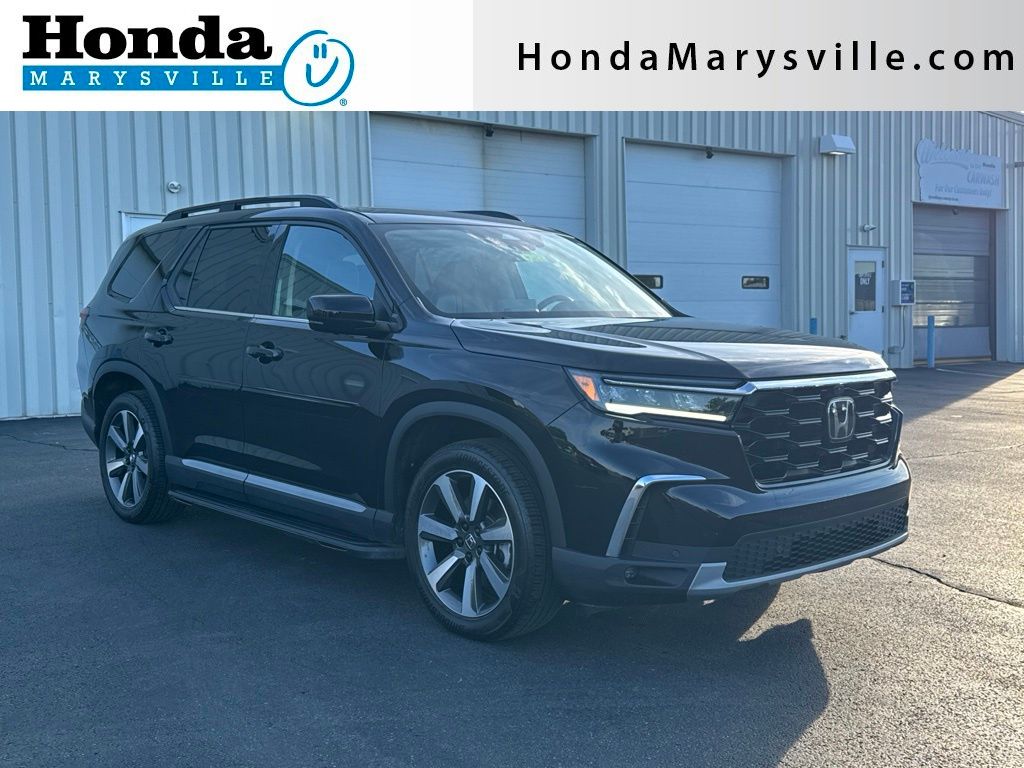 Crystal Black Pearl 2025 Honda Pilot SUV / Crossover All-Wheel Drive Automatic