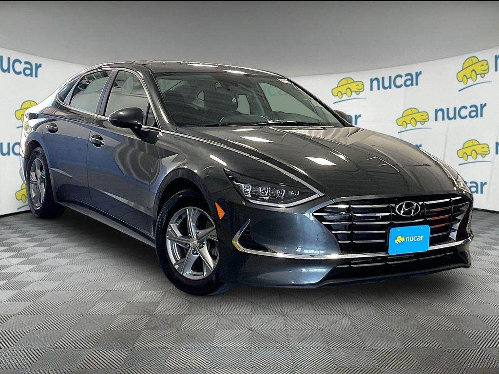 Portofino Gray 2023 Hyundai Sonata Sedan Front-Wheel Drive 8-Speed Automatic