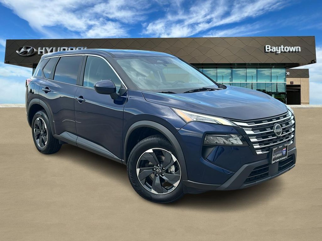 2025 Nissan Rogue SV Blue at South Houston Nissan