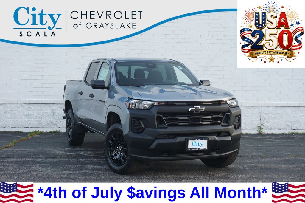 Sterling Gray Metallic 2026 Chevrolet Colorado Pickup Truck Four-Wheel Drive 8-Speed Automatic