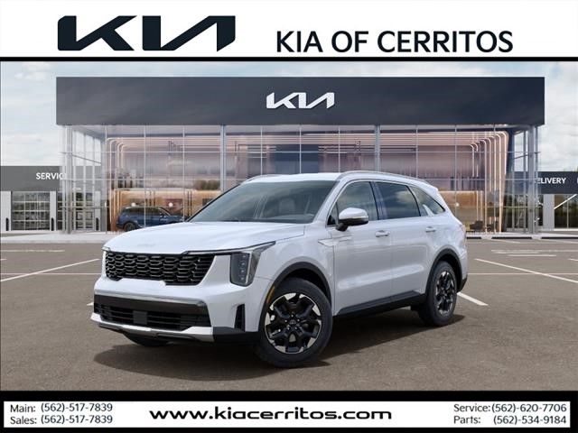 Glacial White Pearl 2026 Kia Sorento S FWD SUV / Crossover Front-Wheel Drive 8-Speed Automatic