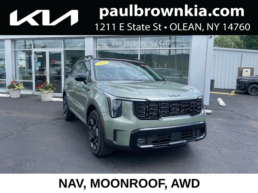 Jungle Green 2026 Kia Sorento SUV / Crossover All-Wheel Drive 8-Speed Dual Clutch
