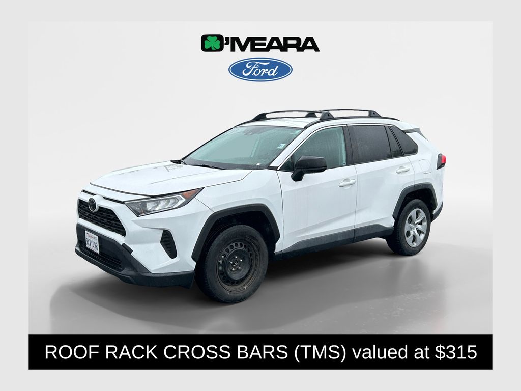 Super White 2021 Toyota RAV4 SUV / Crossover Front-Wheel Drive 8-Speed Automatic