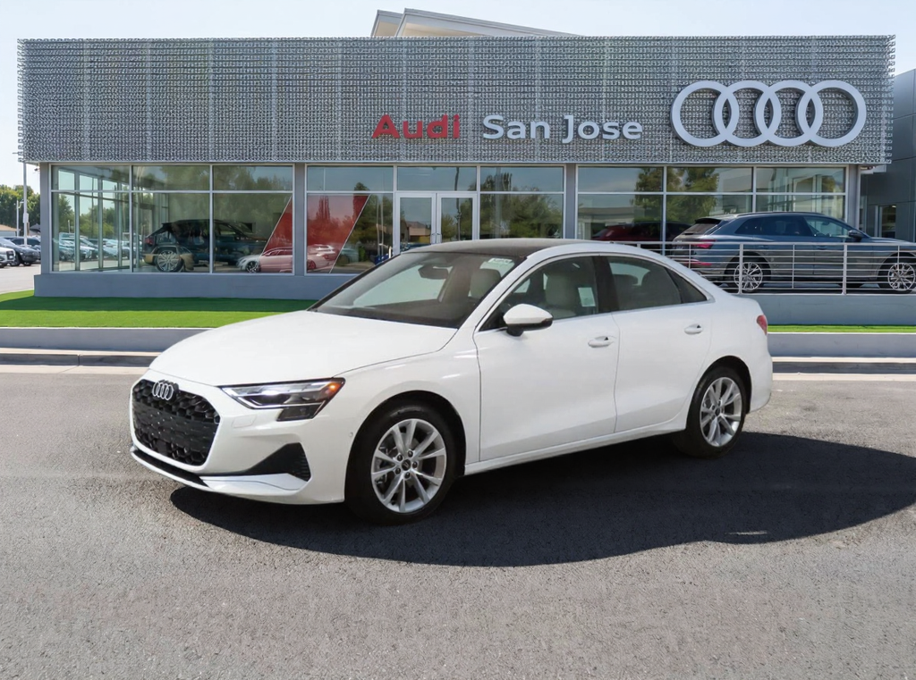 Arkona White 2026 Audi A3 Sedan All-Wheel Drive 7-Speed Automatic
