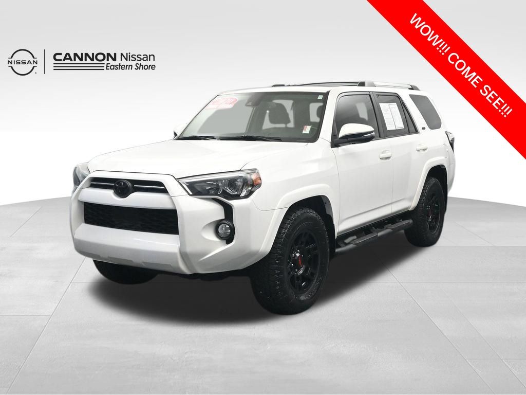 Super White 2020 Toyota 4Runner SR5 Premium RWD SUV / Crossover 4X2 5-Speed Automatic Overdrive