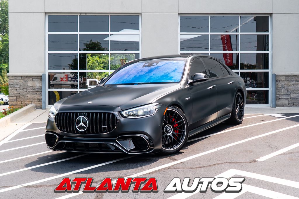 Black 2024 Mercedes-Benz S-Class Sedan All-Wheel Drive 9-Speed Automatic