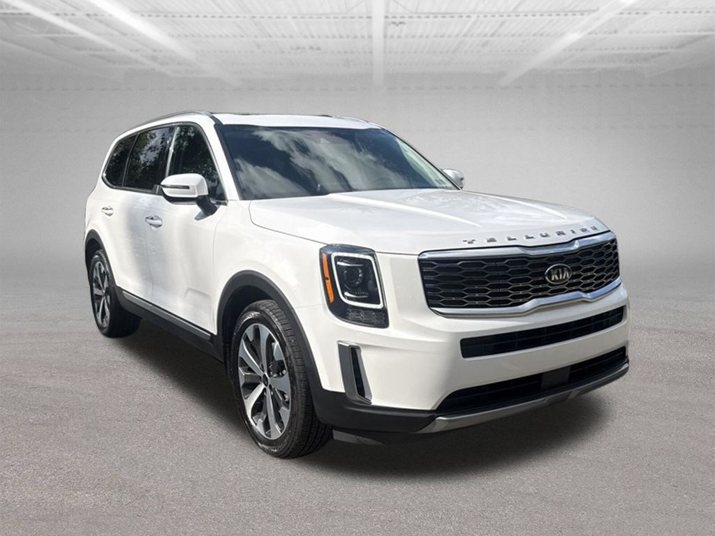 2021 Kia Telluride S White at South Hills Kia