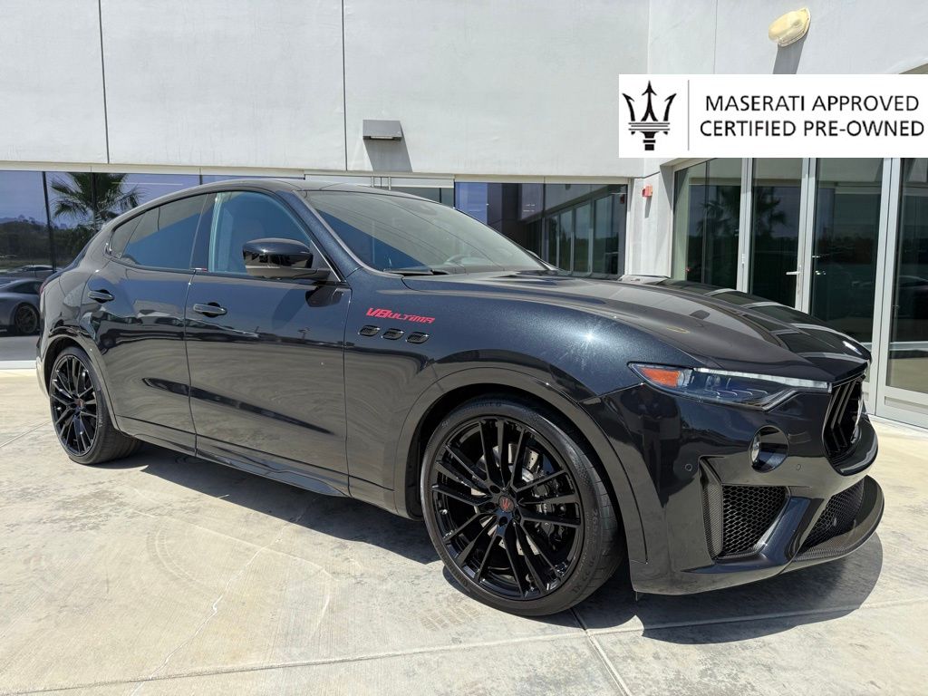 Nero Noctis Black 2024 Maserati Levante Trofeo V8 Ultima AWD SUV / Crossover All-Wheel Drive 8-Speed Automatic