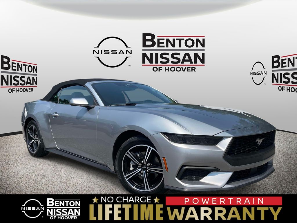 Silver Metallic 2025 Ford Mustang Convertible Rear-Wheel Drive Automatic