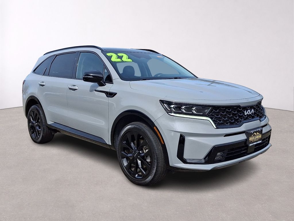 Wolf Gray 2022 Kia Sorento SX AWD SUV / Crossover All-Wheel Drive 8-Speed Dual Clutch