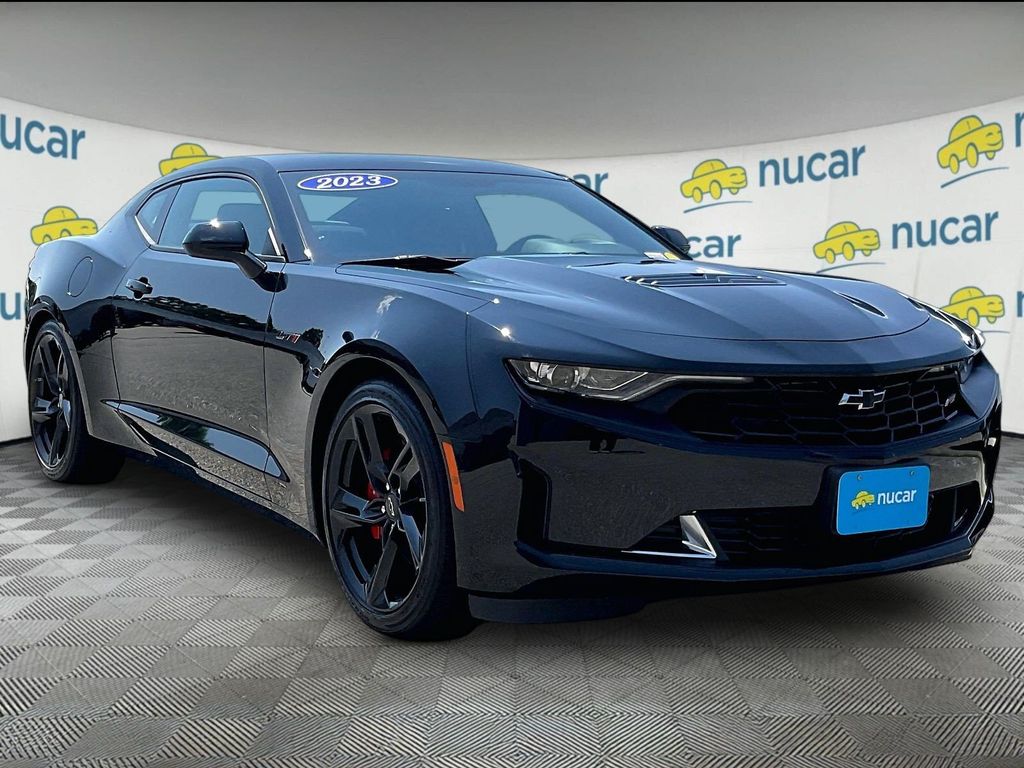 Black 2023 Chevrolet Camaro Coupe Rear-Wheel Drive 6-Speed Manual