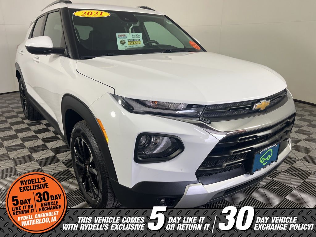 Summit White 2021 Chevrolet Trailblazer LT AWD SUV / Crossover Four-Wheel Drive 9-Speed Automatic