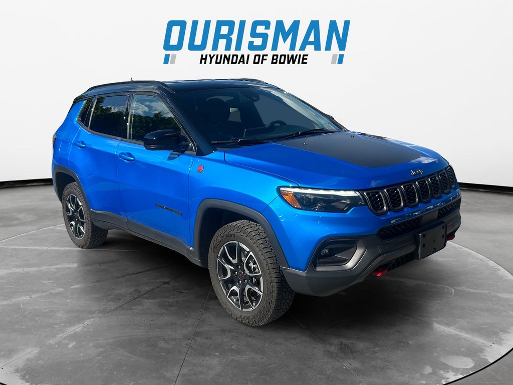 Blue Pearl 2025 Jeep Compass SUV / Crossover Four-Wheel Drive 8-Speed Automatic