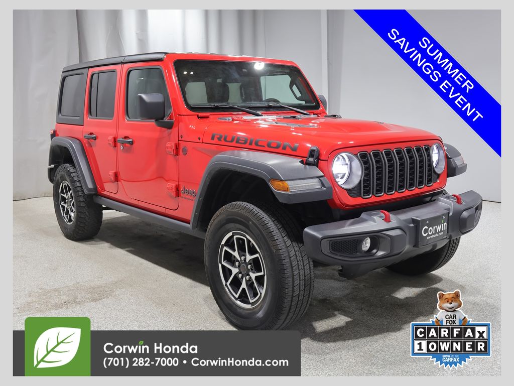 Firecracker Red Clearcoat 2025 Jeep Wrangler SUV / Crossover Four-Wheel Drive 8-Speed Automatic