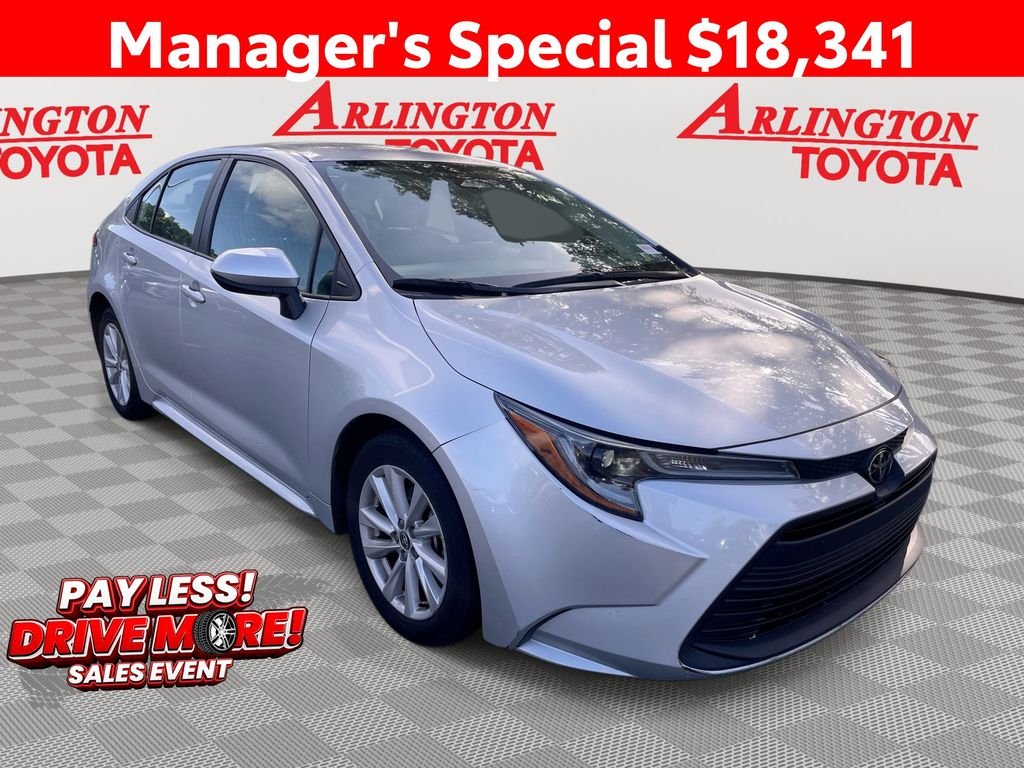 Classic Silver Metallic 2024 Toyota Corolla Sedan Front-Wheel Drive Continuously Variable Transmission