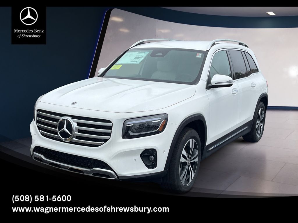 Polar White 2025 Mercedes-Benz GLB 250 4MATIC SUV / Crossover All-Wheel Drive 8-Speed Dual Clutch