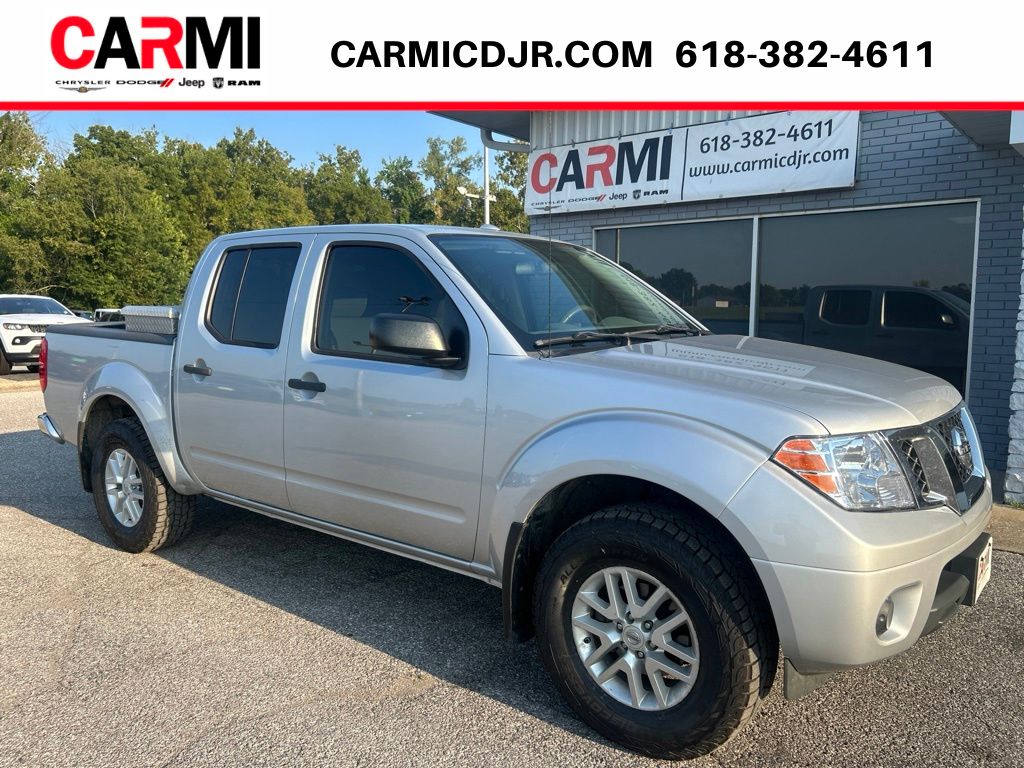 Brilliant Silver 2018 Nissan Frontier Pickup Truck Four-Wheel Drive 5-Speed Automatic Overdrive
