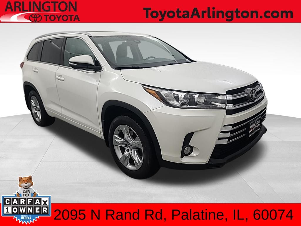 White (Blizzard Pearl) 2017 Toyota Highlander Limited AWD SUV / Crossover All-Wheel Drive 8-Speed Automatic