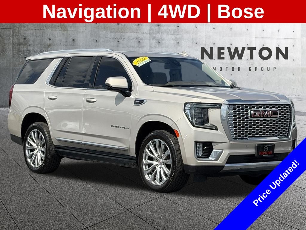 Brown (Pearl Beige Metallic) 2022 GMC Yukon SUV / Crossover Four-Wheel Drive 