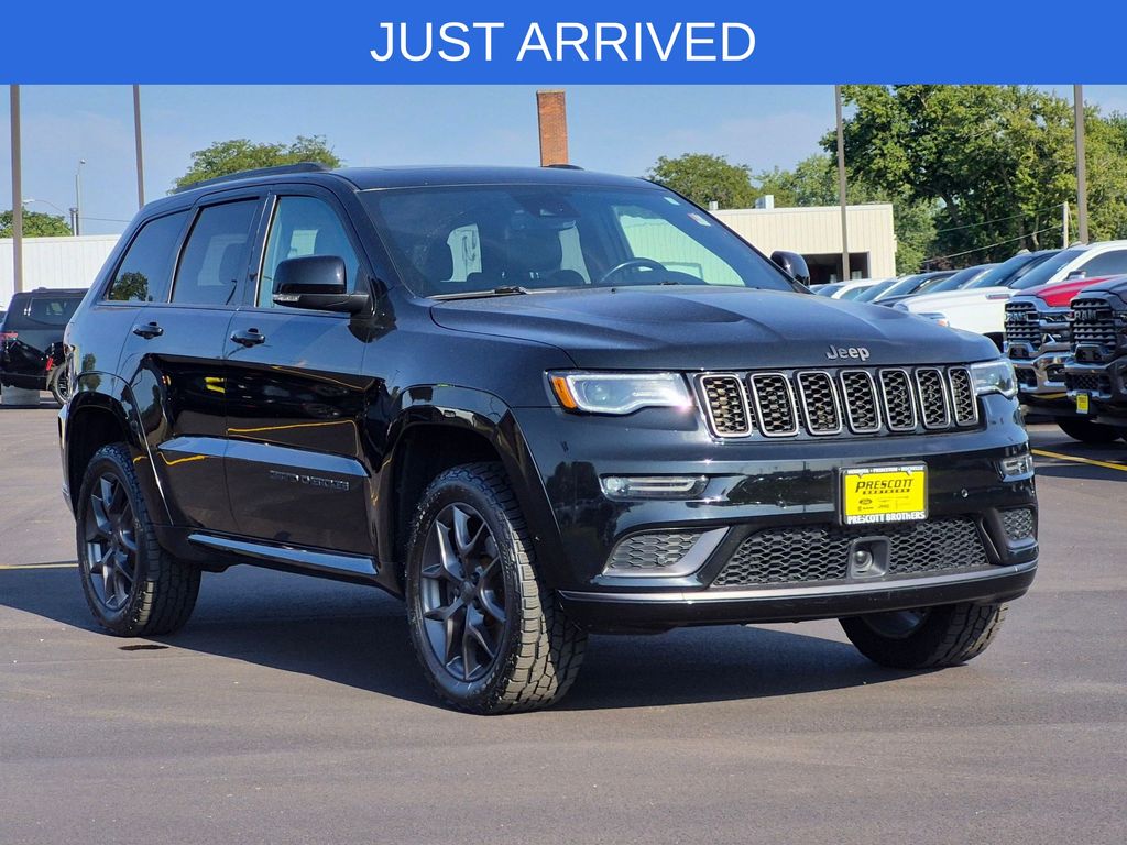 Diamond Black Crystal Pearlcoat 2020 Jeep Grand Cherokee SUV / Crossover Four-Wheel Drive 8-Speed Automatic