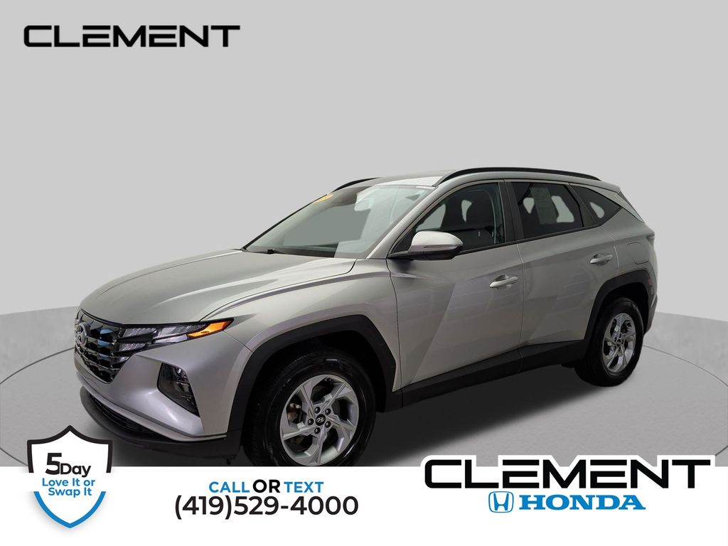Shimmering Silver 2023 Hyundai Tucson SUV / Crossover All-Wheel Drive 8-Speed Automatic