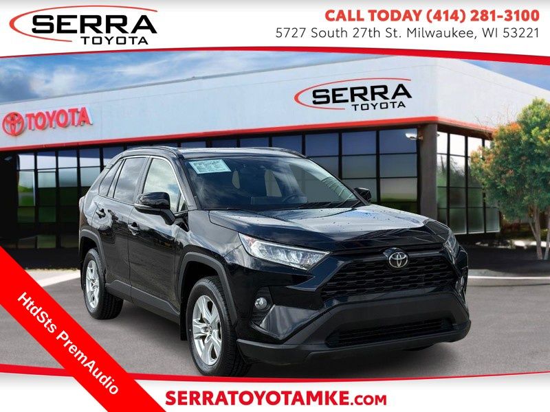 Midnight Black Metallic 2019 Toyota RAV4 XLE FWD SUV / Crossover Front-Wheel Drive 8-Speed Automatic