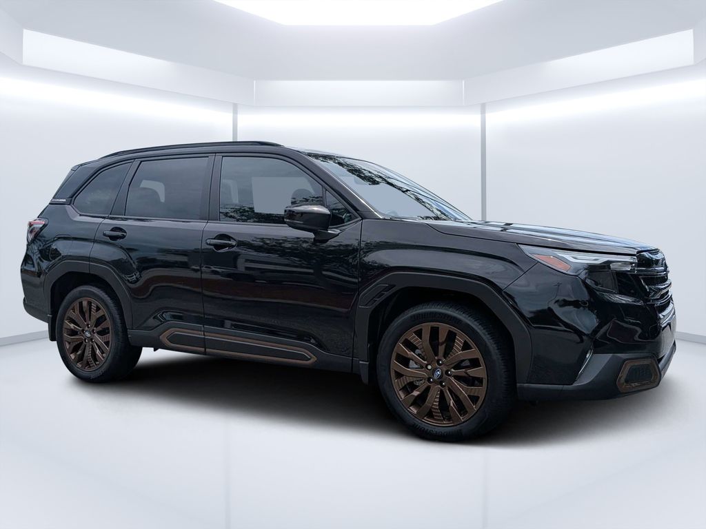 Crystal Black Silica 2025 Subaru Forester SUV / Crossover All-Wheel Drive Continuously Variable Transmission