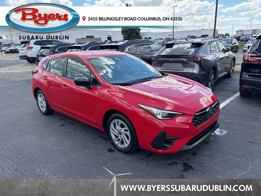 Pure Red 2024 Subaru Impreza Wagon All-Wheel Drive Continuously Variable Transmission
