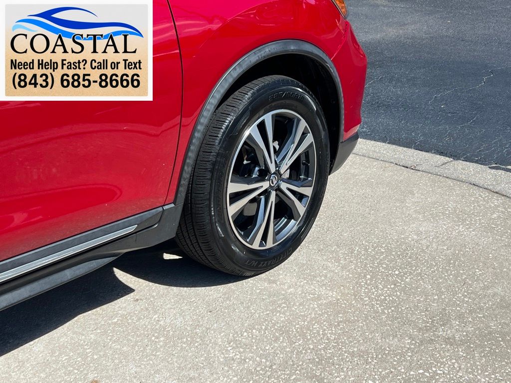 2017 Nissan Rogue SL Red at Coastal Chevrolet Cadillac