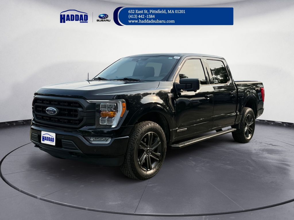 Black Metallic 2021 Ford F-150 Pickup Truck Four-Wheel Drive Automatic