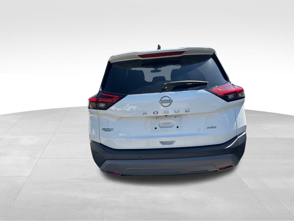 2023 Glacier White Nissan Rogue S AWD SUV