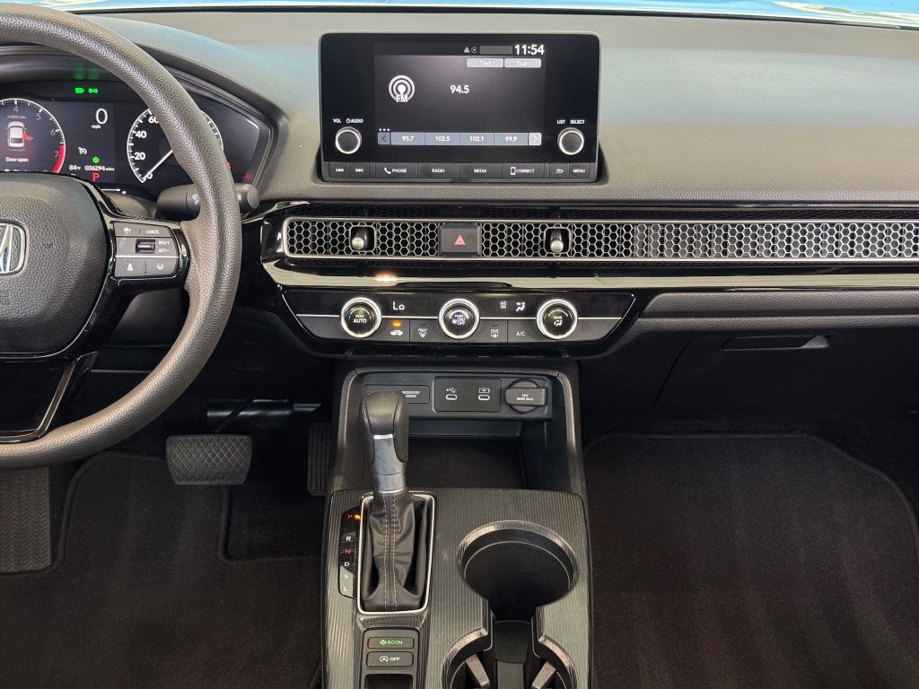 2025 Honda Civic LX Silver at Classic Honda Galveston
