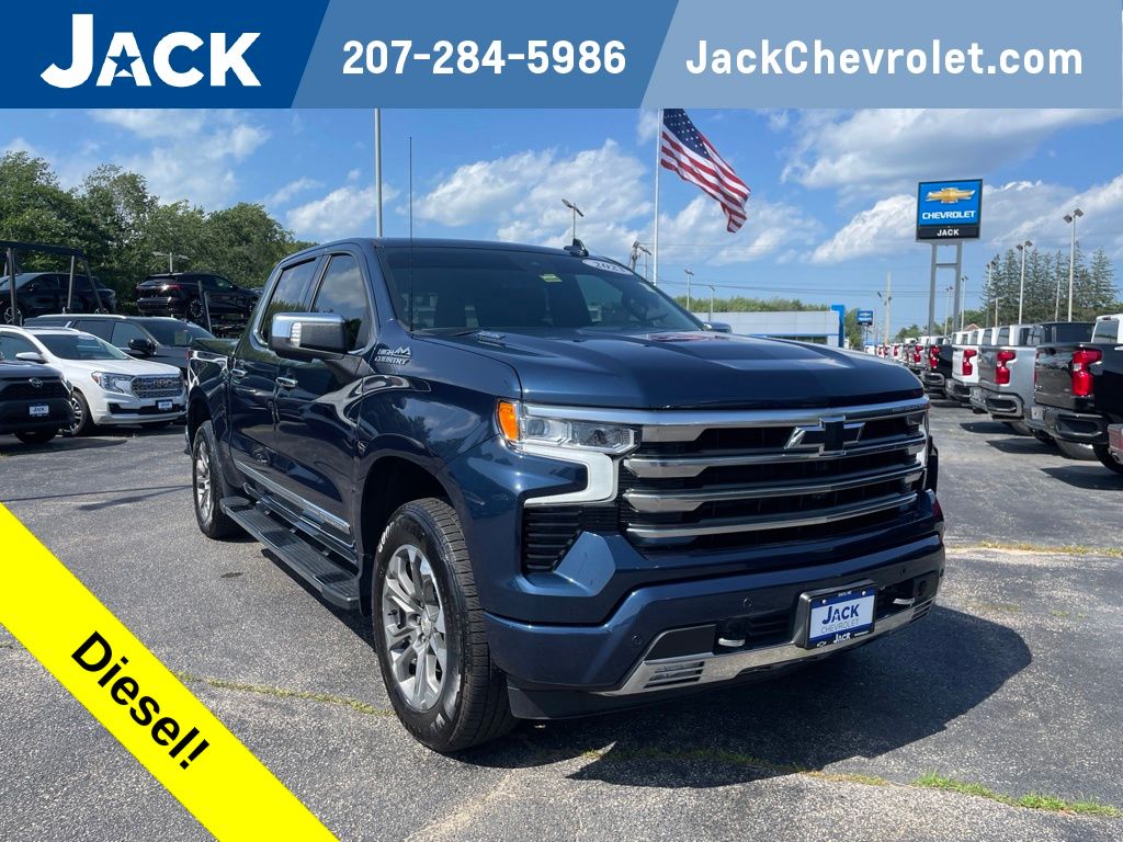 Northsky Blue Metallic 2023 Chevrolet Silverado 1500 Pickup Truck Four-Wheel Drive Automatic