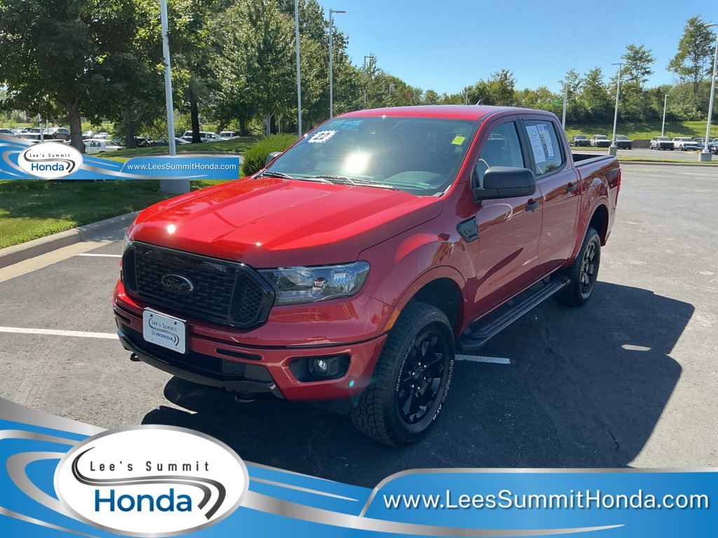 Hot Pepper Red Metallic Tinted Clearcoat 2022 Ford Ranger Pickup Truck Four-Wheel Drive Automatic