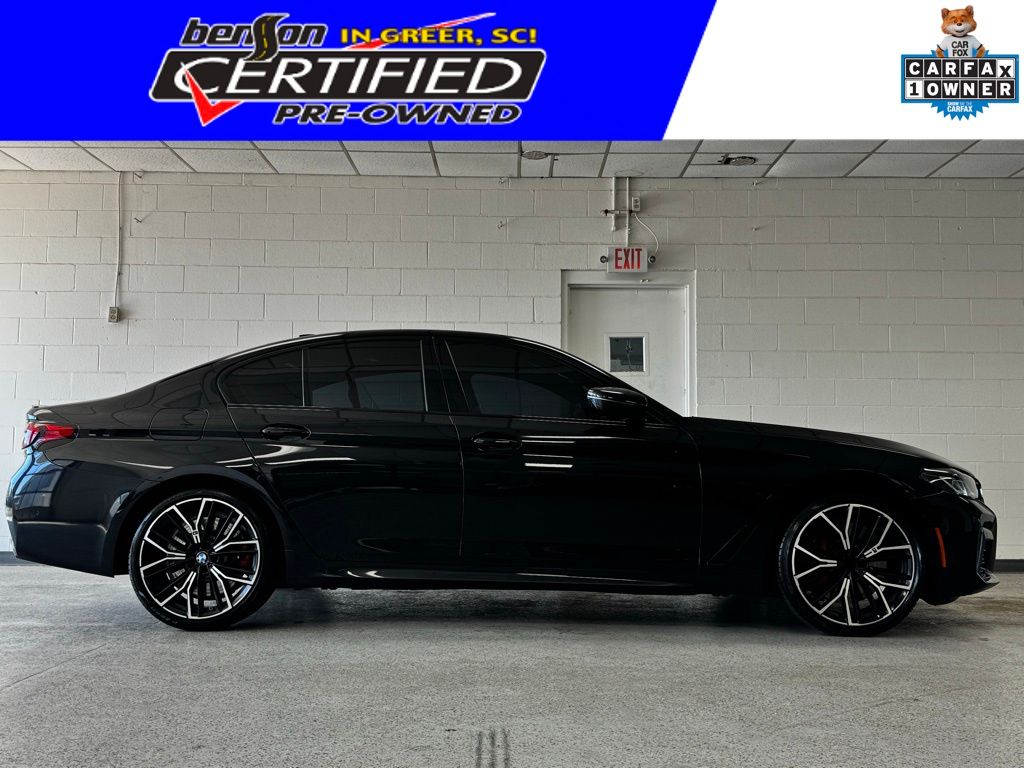 Black Sapphire Metallic 2023 BMW 5 Series 540i RWD Sedan Rear-Wheel Drive 8-Speed Automatic