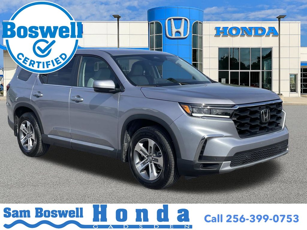 Lunar Silver Metallic 2025 Honda Pilot EX-L FWD SUV / Crossover Front-Wheel Drive Automatic