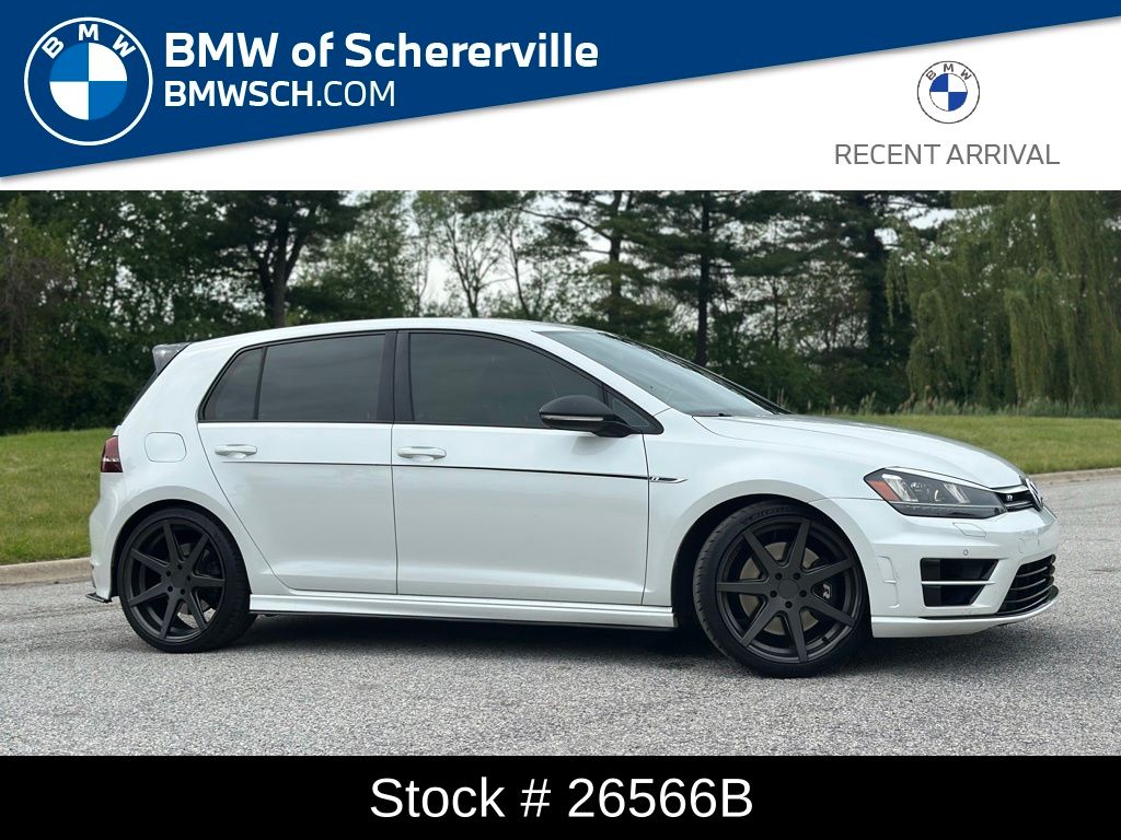 White 2016 Volkswagen Golf R 4-Door AWD Hatchback All-Wheel Drive 6-Speed Dual Clutch