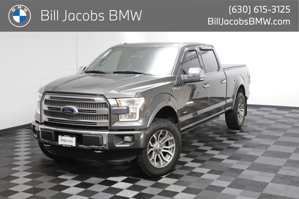 Gray (Magnetic Metallic) 2015 Ford F-150 Pickup Truck Four-Wheel Drive Automatic