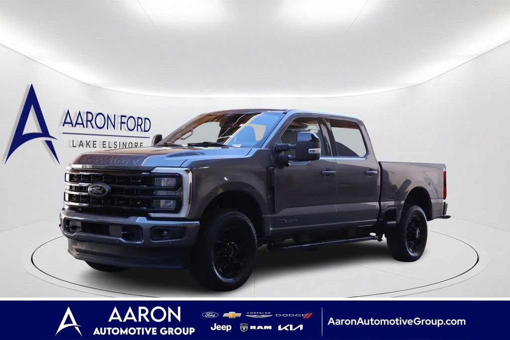 Gray Metallic 2024 Ford F-250 Super Duty Pickup Truck Four-Wheel Drive Automatic