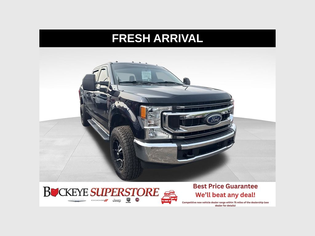 Blue Metallic 2021 Ford F-250 Super Duty Pickup Truck Four-Wheel Drive 6-Speed Automatic