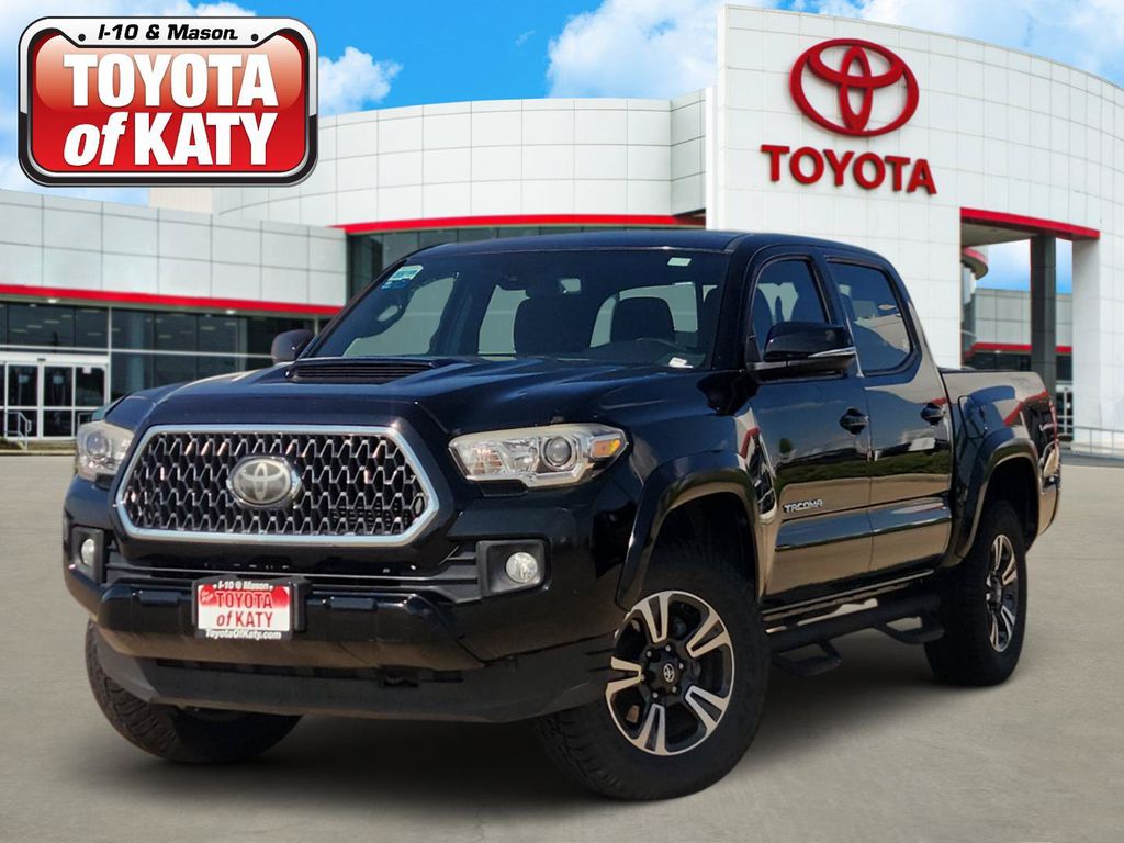 Midnight Black Metallic 2018 Toyota Tacoma Pickup Truck 4X2 6-Speed Automatic