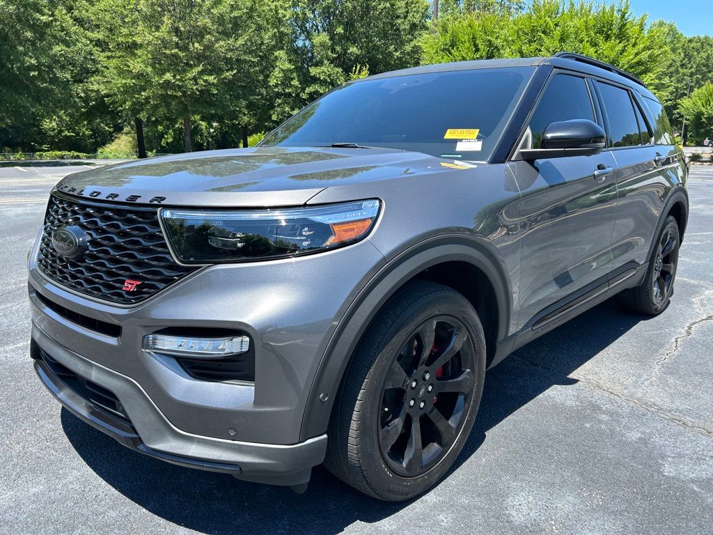 Carbonized Gray Metallic 2021 Ford Explorer ST AWD SUV / Crossover All-Wheel Drive Automatic