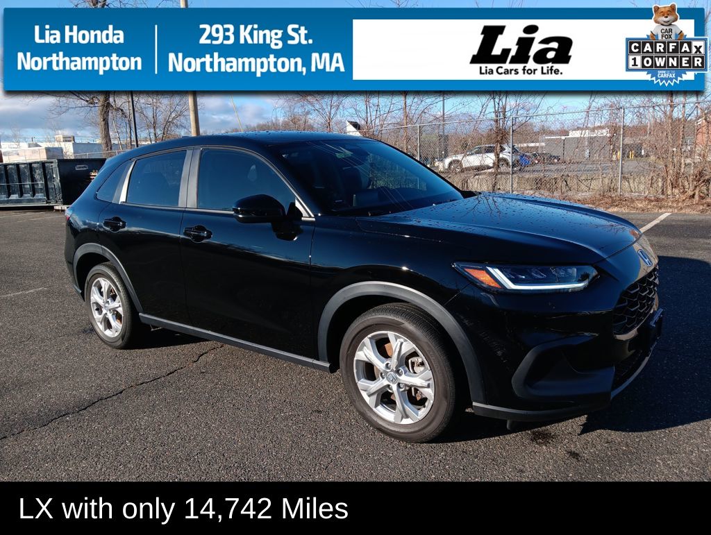 Crystal Black Pearl 2025 Honda HR-V LX AWD SUV / Crossover All-Wheel Drive Continuously Variable Transmission