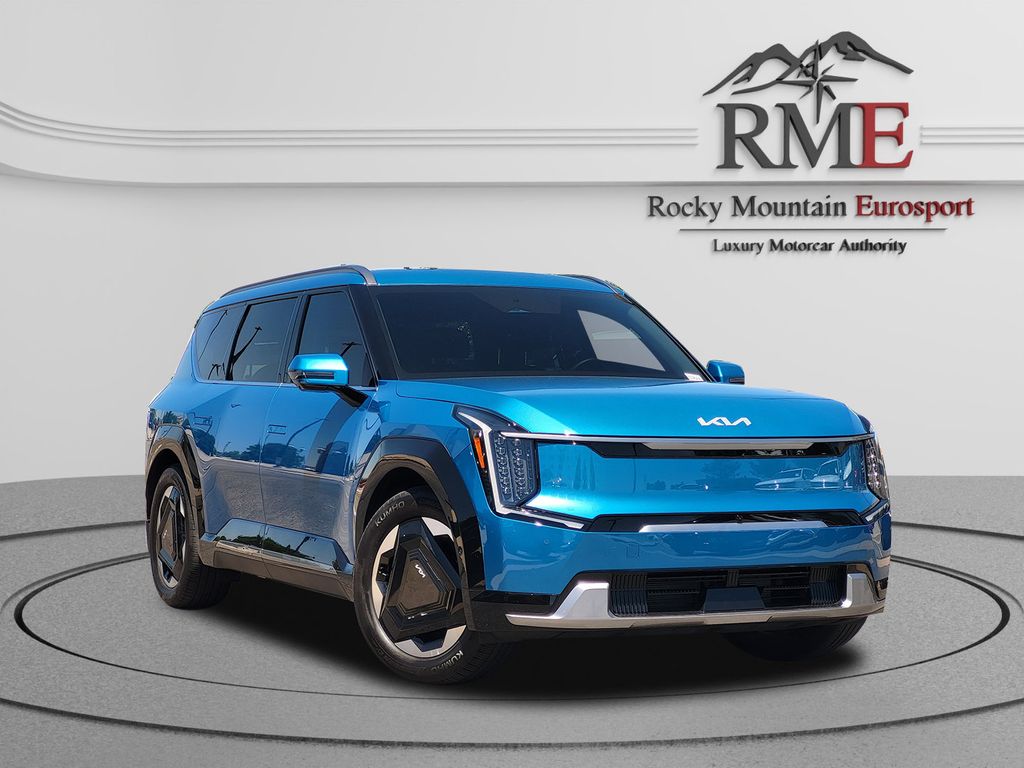 Ocean Blue 2024 Kia EV9 SUV / Crossover All-Wheel Drive 1-Speed Automatic